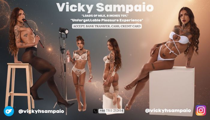 London ts escort Vicky Sampaio